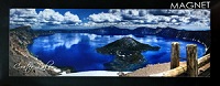   Magnet - Crater Lake - Panoramic Wizard Island